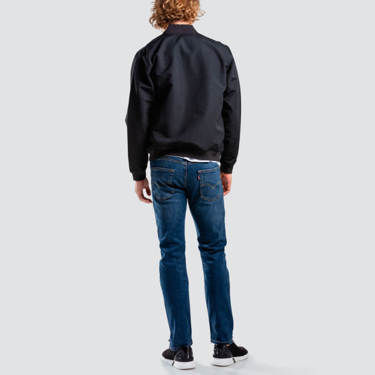 Men's Levis Knit Stand Collar Jacket Black 23594-0009