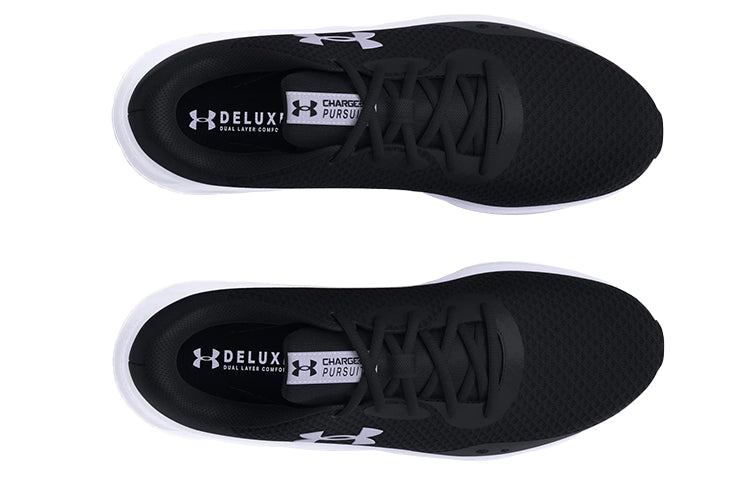 (WMNS) Under Armour Charged Pursuit 3 'Black White' 3024889-001
