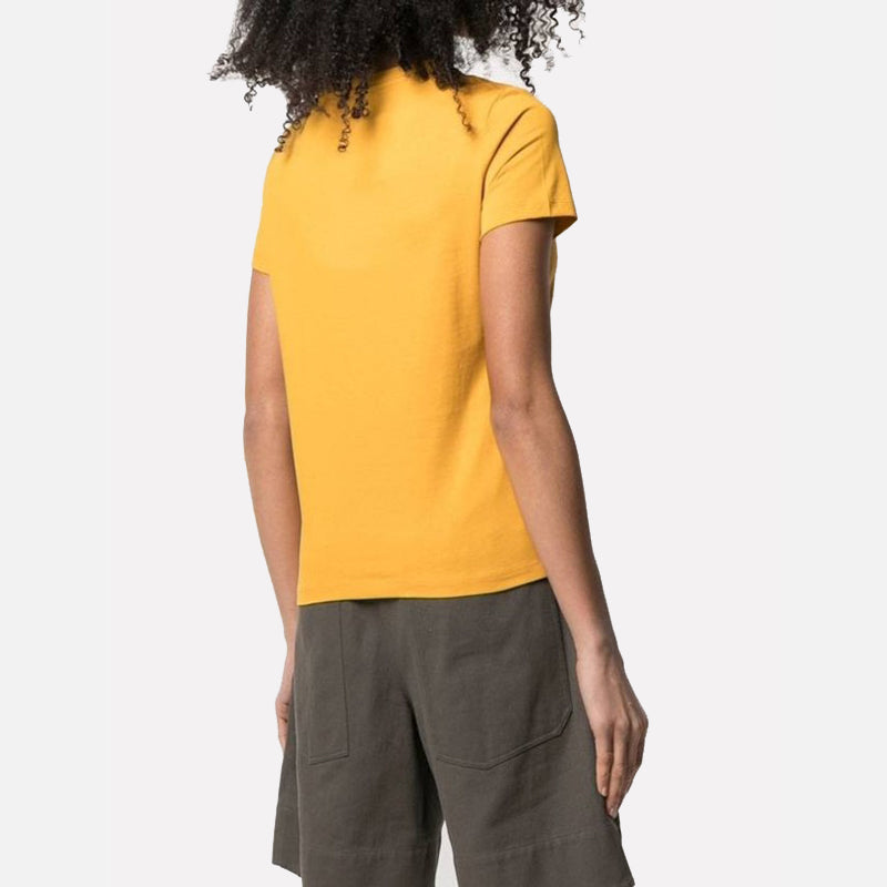 KENZO SS21 Cotton Logo Round Neck Short Sleeve Gold FA62TS8414SJ-41