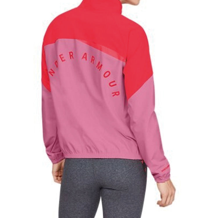 (WMNS) Under Armour Woven Anorak Jacket Pink 1351793-691