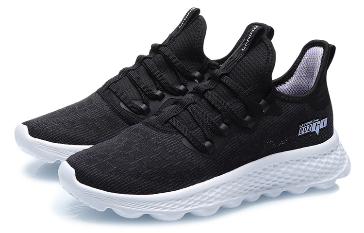 (WMNS) Li-Ning Eazgo Running Shoes 'Black White' ARER002-4