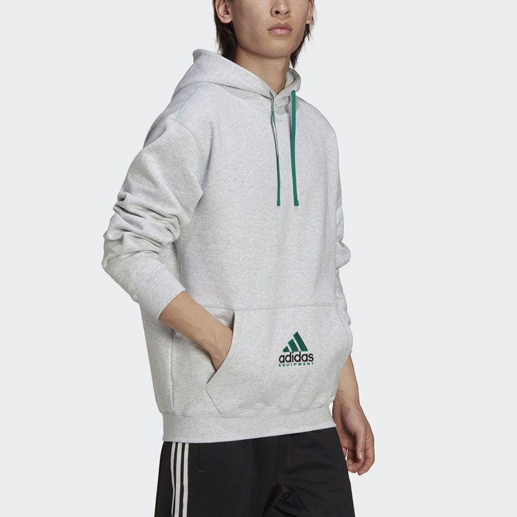 Men's adidas originals Eqt Embroidered Logo Sports Light Gray HG8091