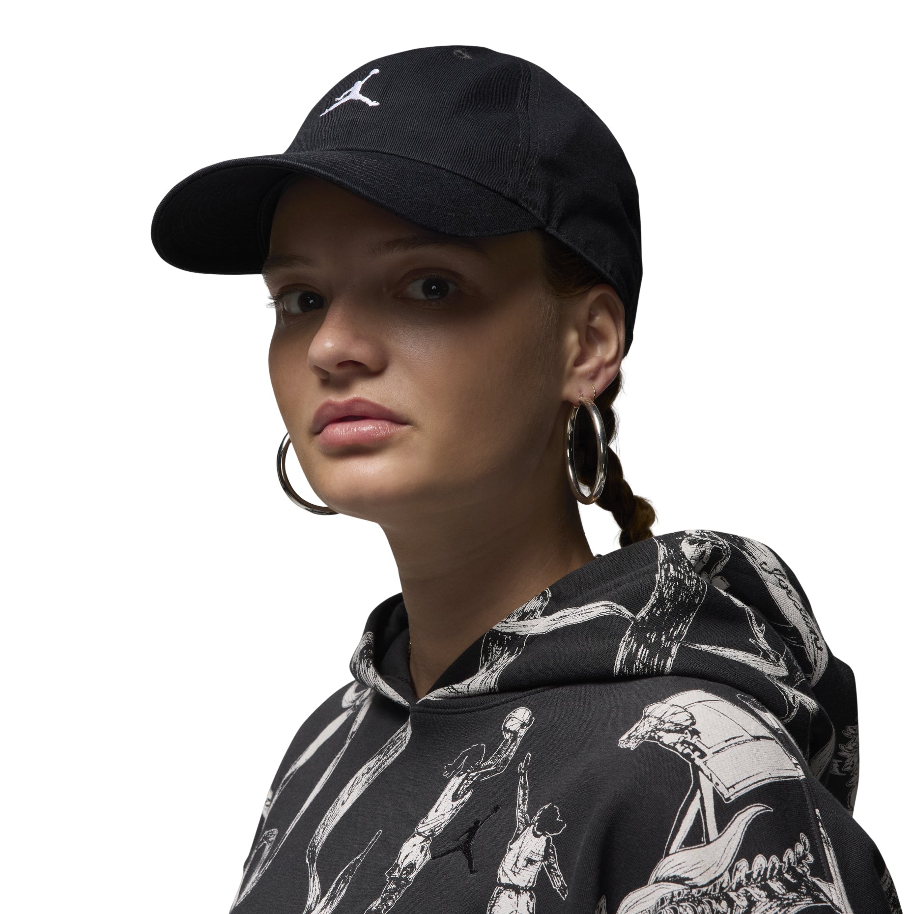 Air Jordan Club Cap 'Black White' HQ1963-010
