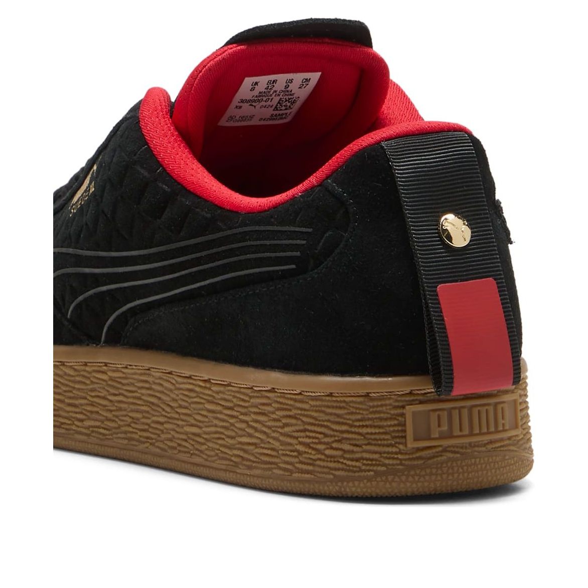 PUMA Scuderia Ferrari Suede XL 'Black' 308900-01