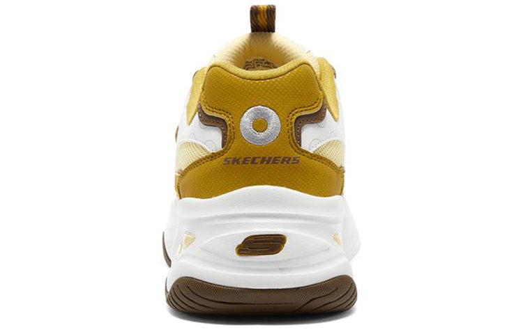 (WMNS) Skechers D'Lites 4.0 'White Yellow' 800004-NAT