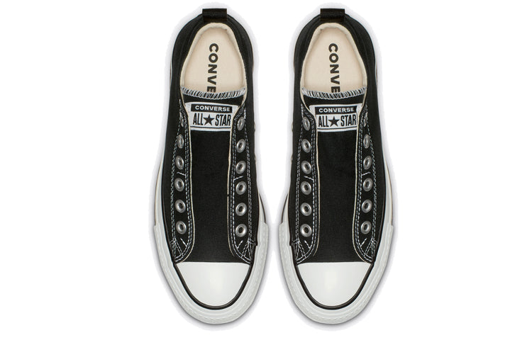(WMNS) Converse Chuck Taylor All Star Platform Slip Thick Sole 'Black White' 563456F