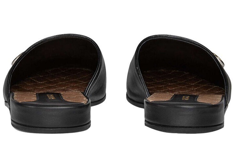 (WMNS) Gucci NY Yankees x Princetown G 'Black' 536794-0G0L0-6464