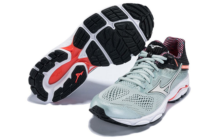 (WMNS) Mizuno Inspire 15 Black/Green J1GD194403