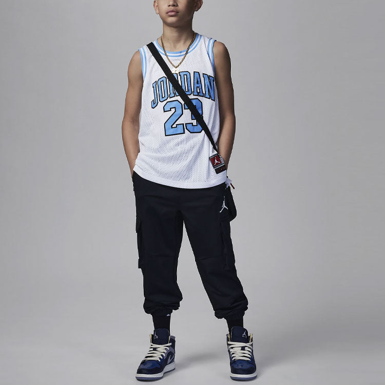 (GS) Air Jordan 23 Jersey 'Blue' 95A773-W1W