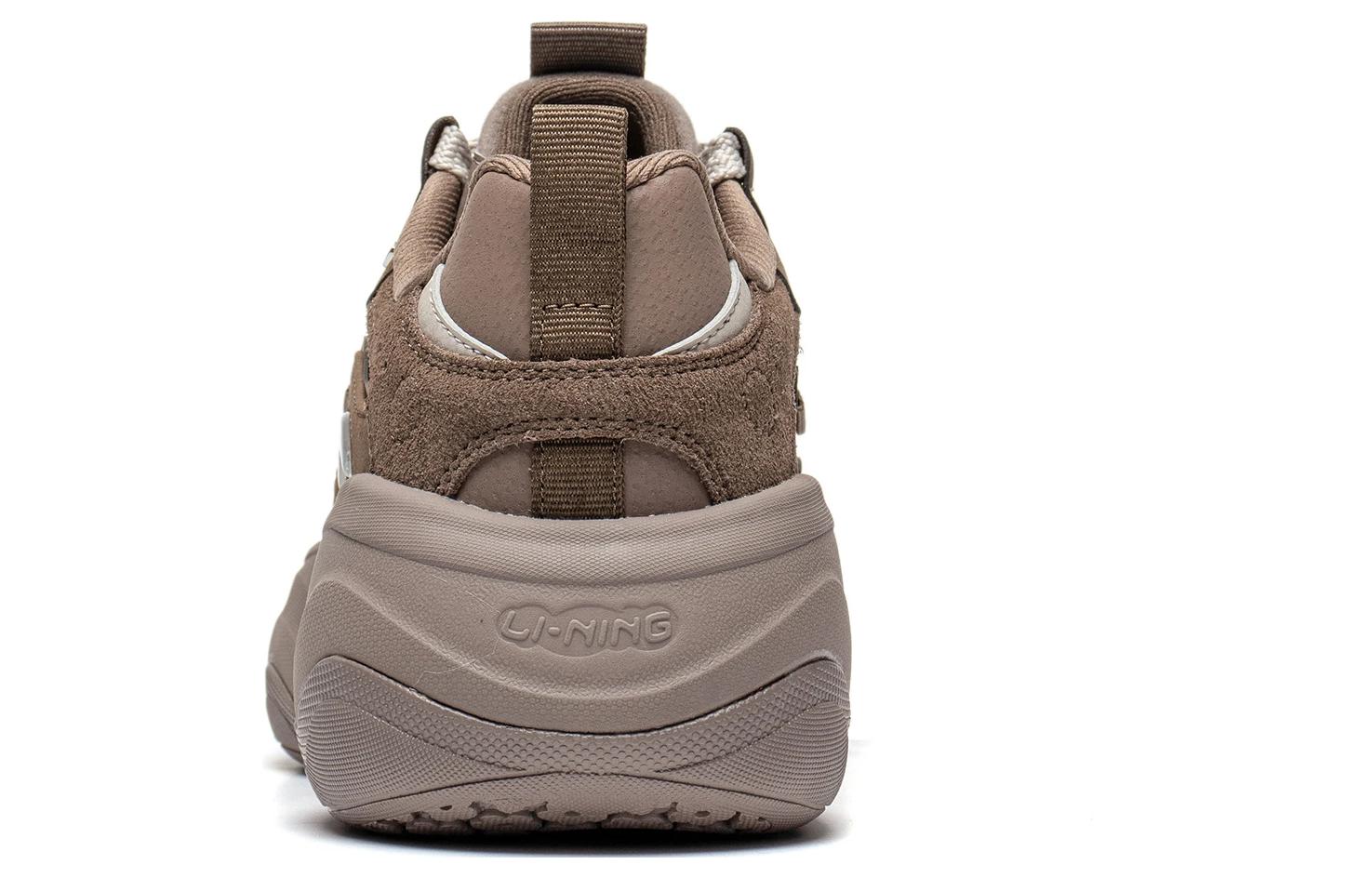 (WMNS) Li-Ning Mia Retro Dad Shoes 'Brown' AGCT126-3