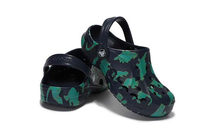 Kids Crocs Classic clog Sports sandals 'Green Black' 207017-4HQ