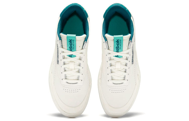 (WMNS) Reebok Club C Double Geo 'Chalk Future Teal' H67348