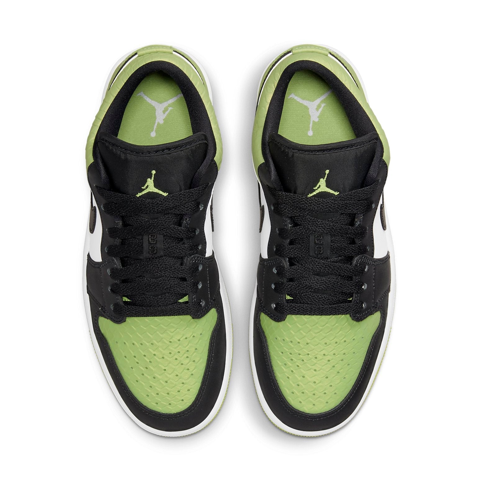 (WMNS) Air Jordan 1 Low SE 'Vivid Green Snakeskin' DX4446-301