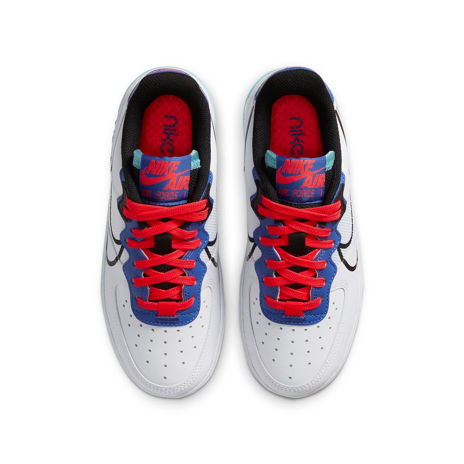 (GS) Nike Air Force 1 React 'Astronomy Blue Laser Crimson' CD6960-101