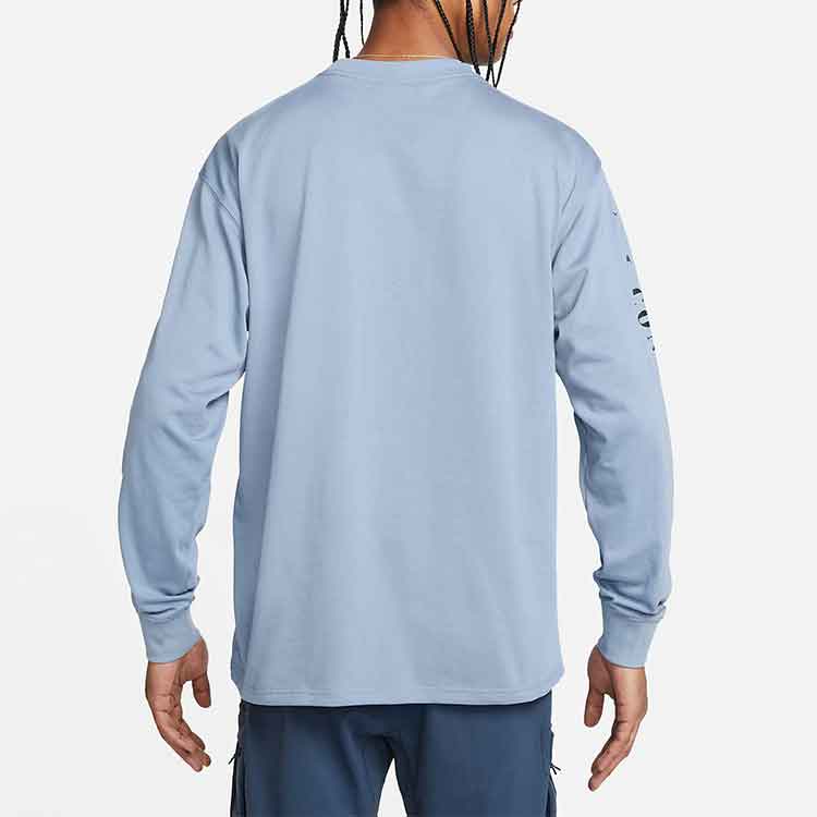 Nike ACG SS22 Flowers Alphabet Printing Casual Long Sleeves Blue DQ4959-493