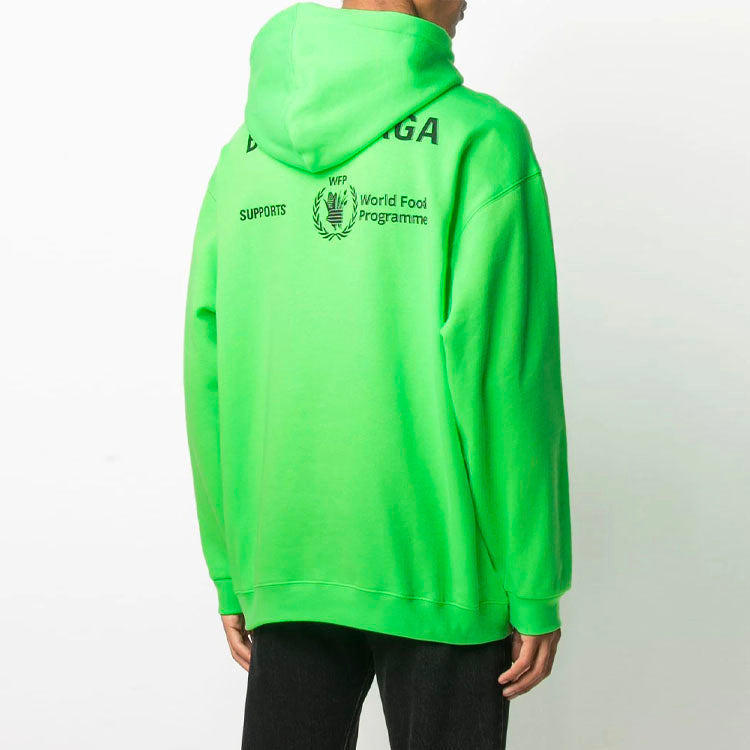 Balenciaga Unisex SS21 World Food Programme Logo Printing Green 600583TJVK44162