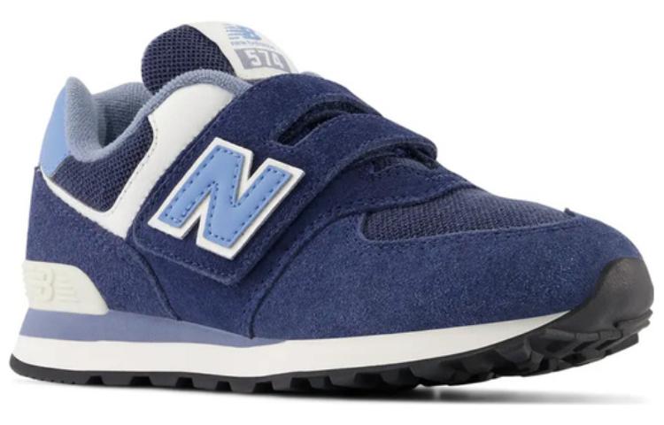 (GS) New Balance 574 Shoes 'Navy Blue' PV574ND1