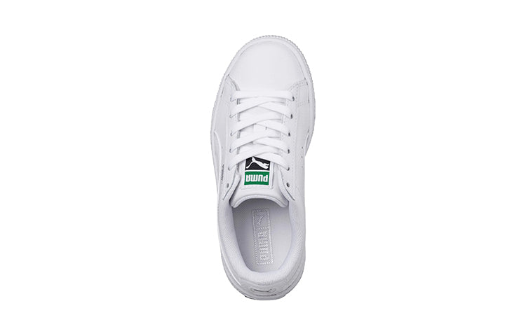 (GS) PUMA Basket Classic JR White 364503-04