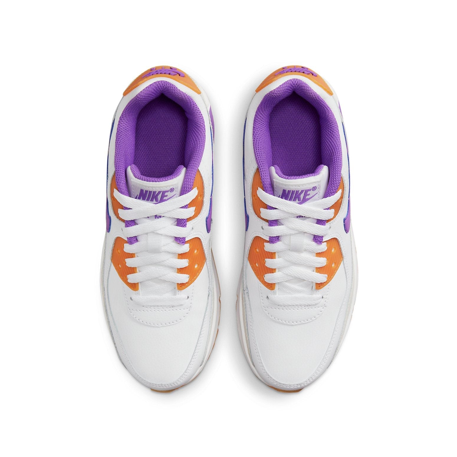 (GS) Nike Air Max 90 Leather 'White Action Grape' DV3607-103