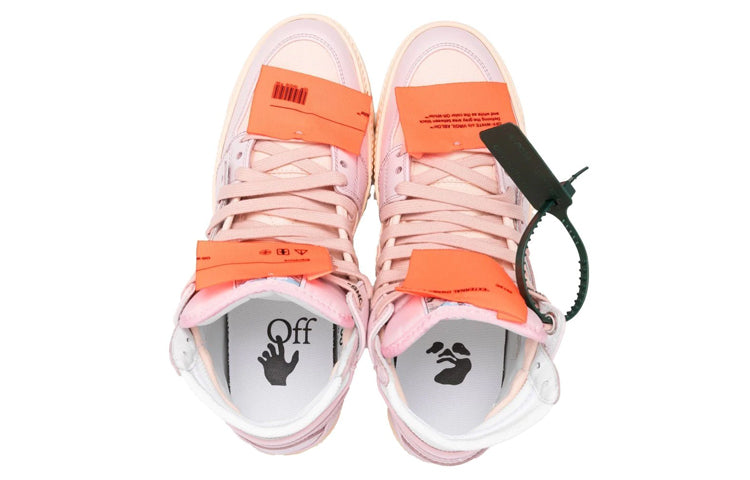 (WMNS) Off-White Off-Court 3.0 High-Top Sneakers 'Pink Beige' OWIA112F22LEA0013030
