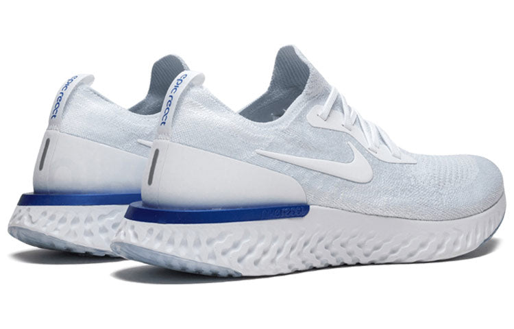 Nike Epic React Flyknit 'White Racer Blue' AQ0067-100