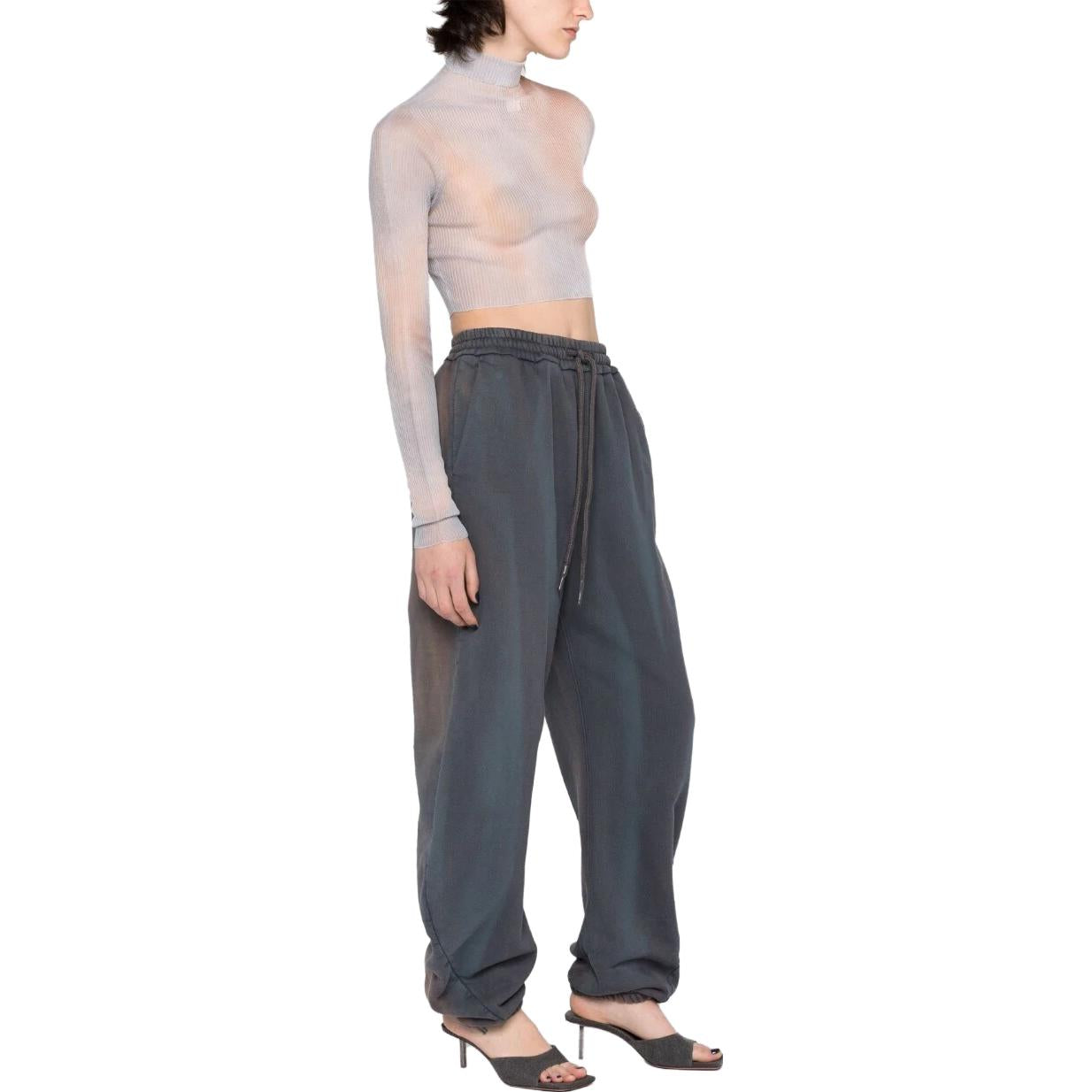(WMNS) Off-White Laundry Twisted Sweat Pant 'Brown' OWCH018S23JER0016000