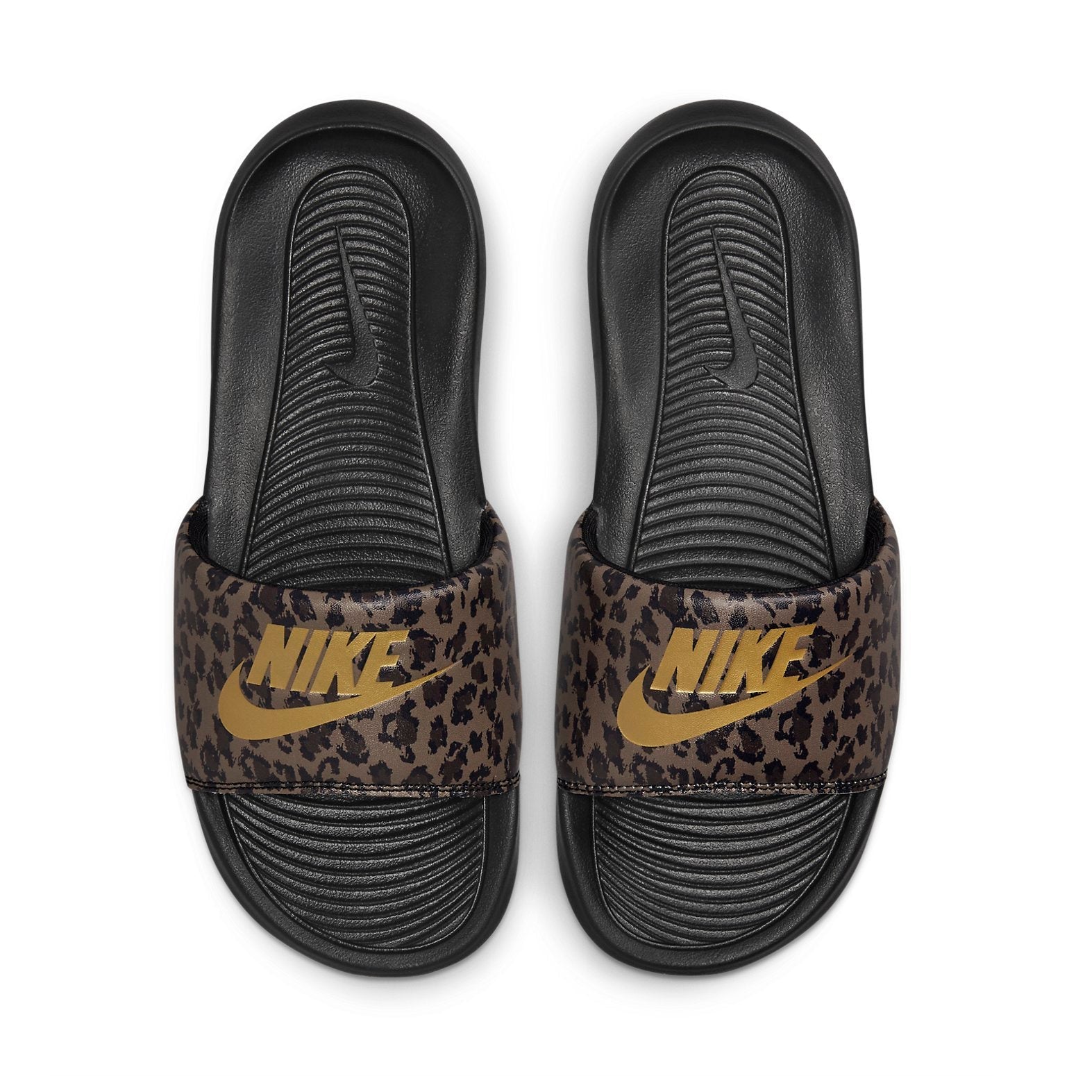 (WMNS) Nike Victori One Printed Slide 'Leopard - Archaeo Brown' CN9676-200
