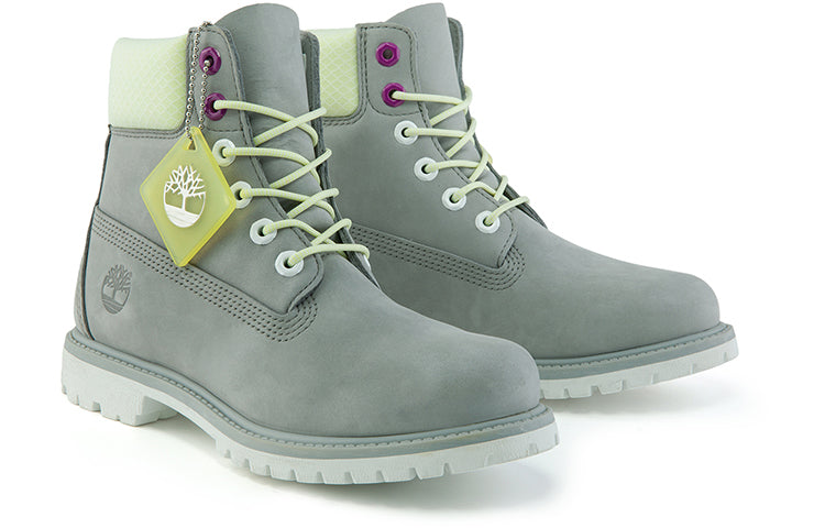 (WMNS) Timberland Premium 6 Inch Waterproof Wide Fit Boot 'Grey Nubuck' A2HWUW