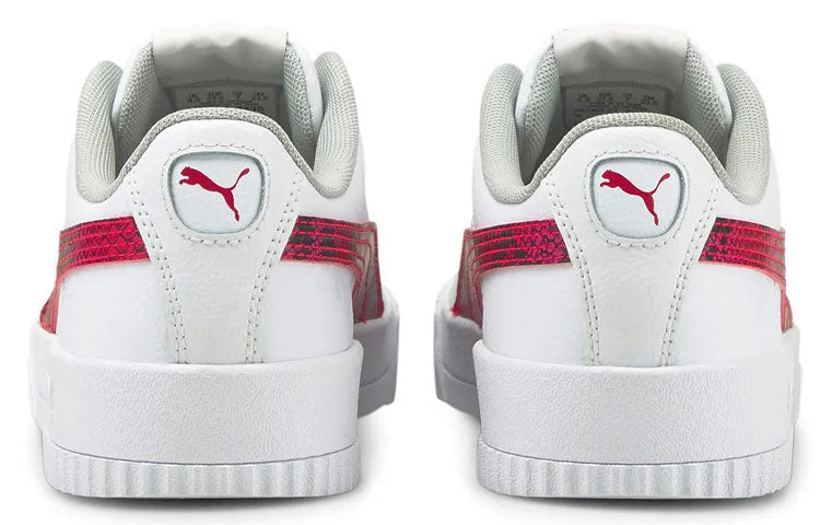 (WMNS) PUMA Carina Leather FS 'Snakeskin - Persian Red' 382384-01