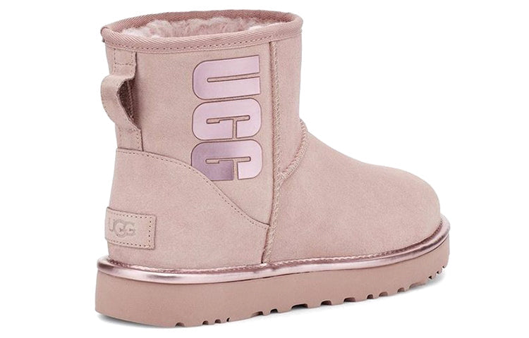 (WMNS) UGG Classic Mini UGG Rubber Logo 1110087-PCMT