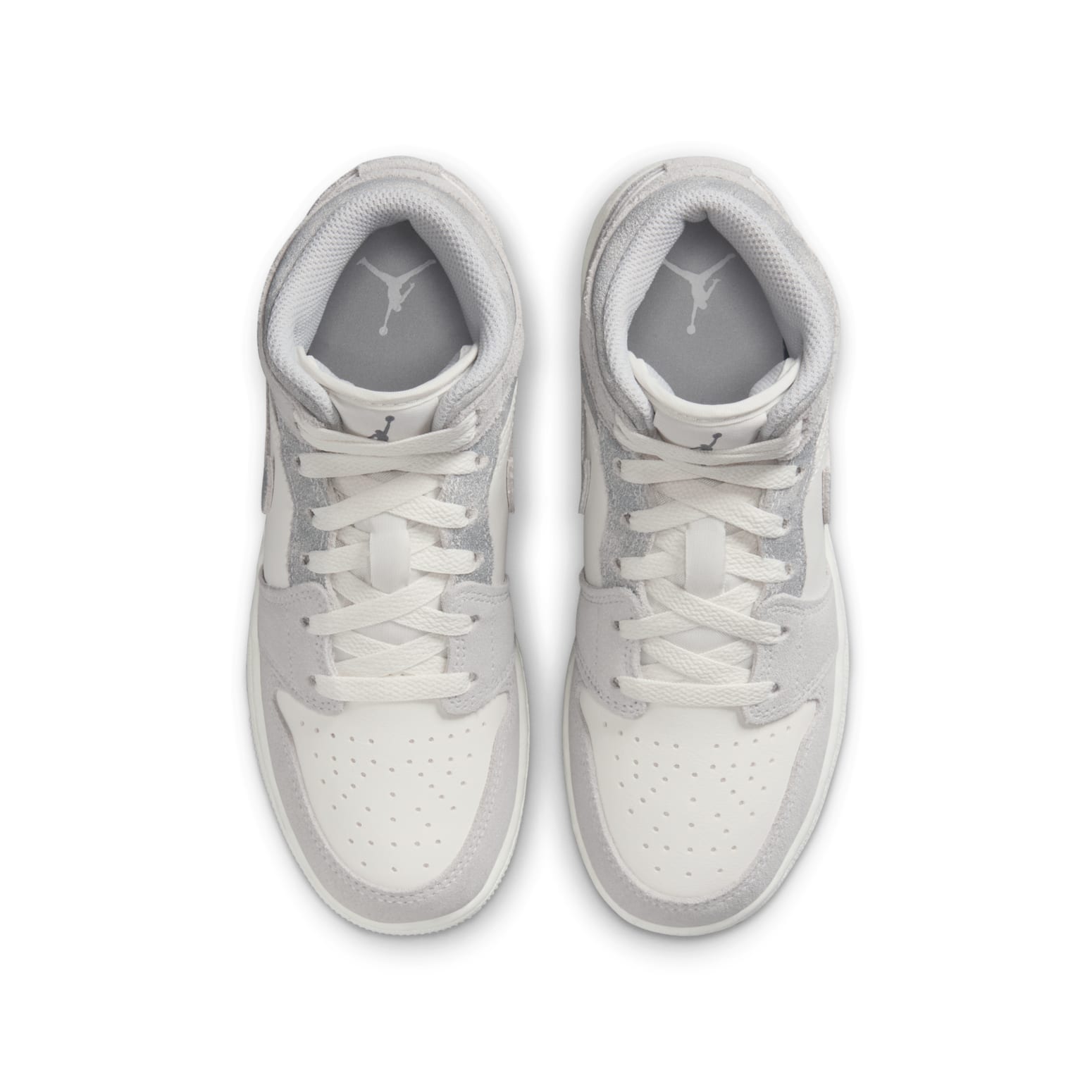 (GS) Air Jordan 1 Mid SE 'Neutral Grey Sail' FQ8088-002