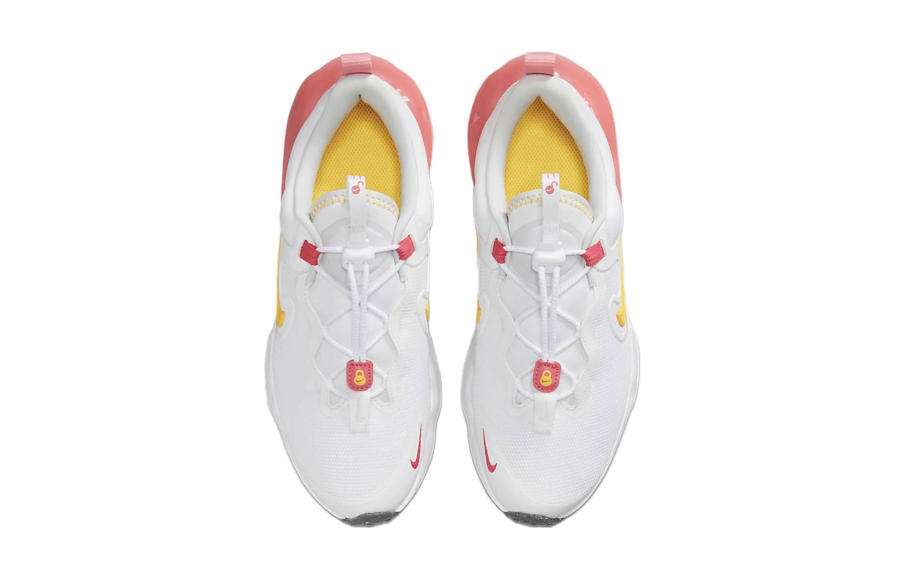 (GS) Nike Run Flow 'White Pink Yellow' DR0472-100