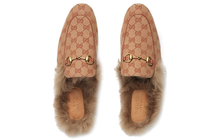 Gucci Princetown GG canvas slipper 428619-9Y9J0-8377