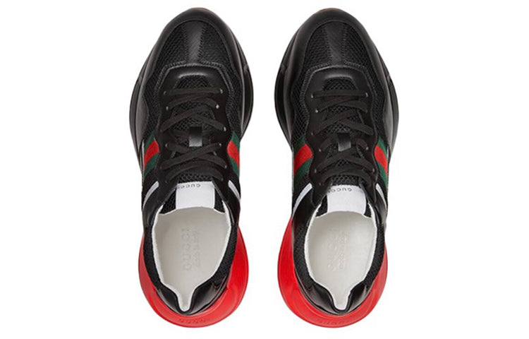 (WMNS) Gucci Rhyton 'Black Red Green Reflective' 645771-2H040-1093