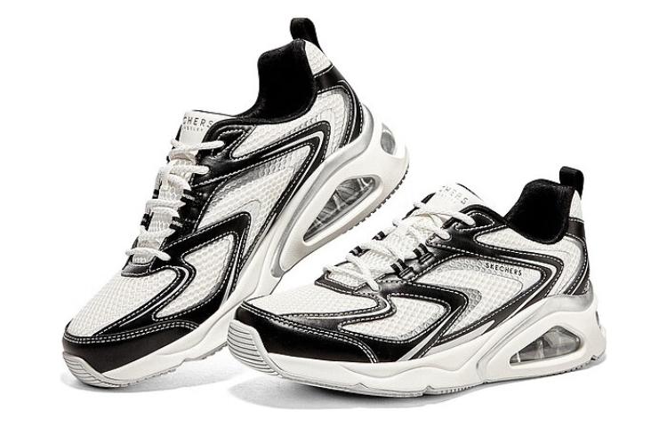 (WMNS) Skechers Tres-Air Uno Vision-airy 'White Black' 177425-WBK