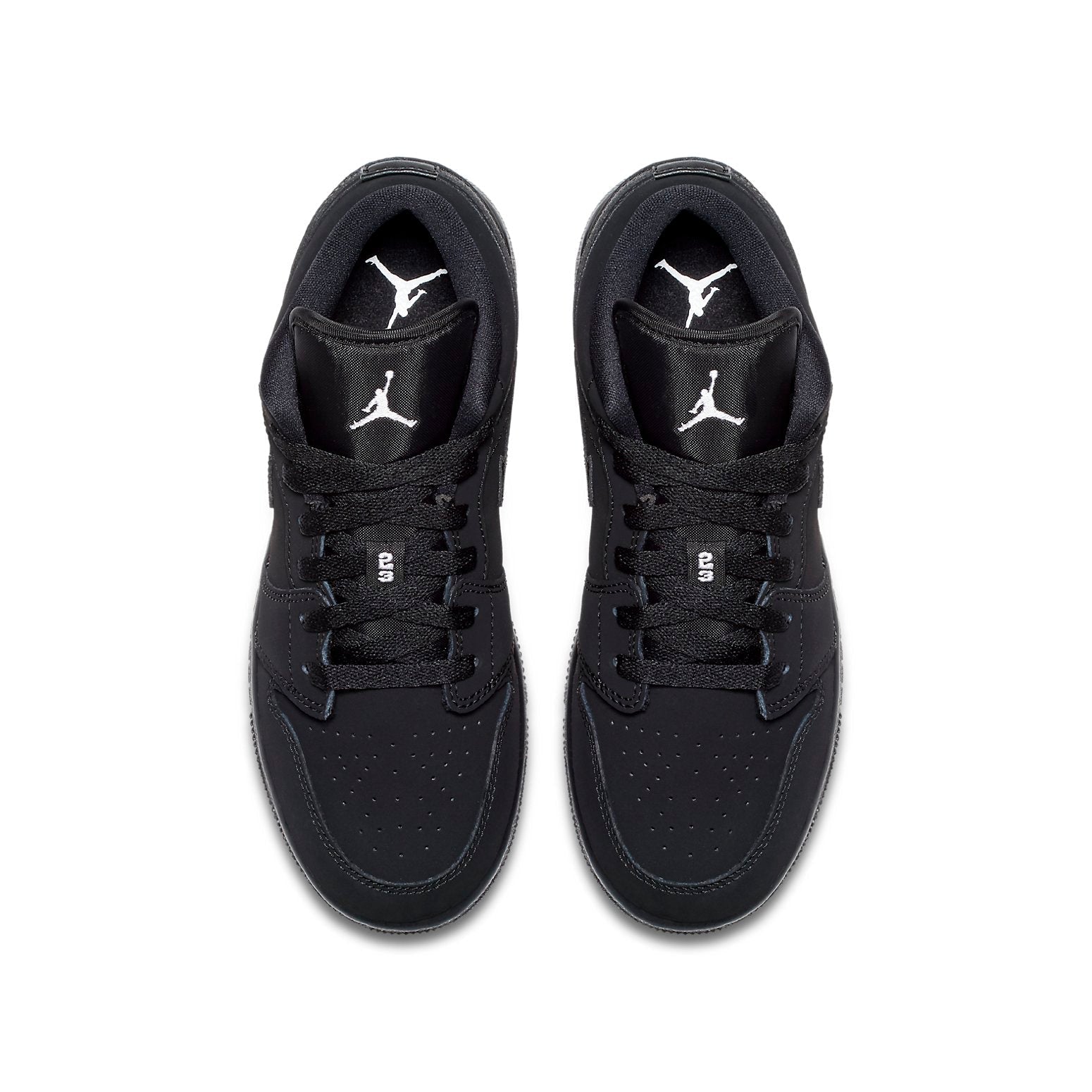 (GS) Air Jordan 1 Retro Low 'Triple Black' 553560-019