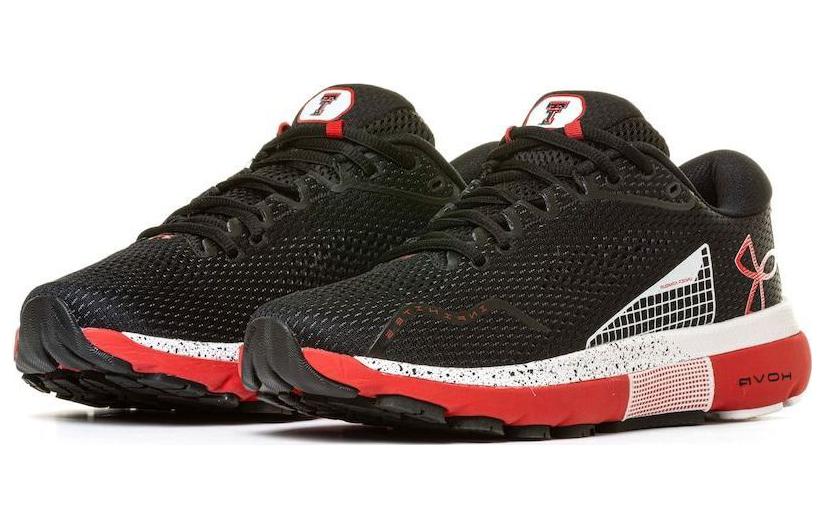 (WMNS) Under Armour Texas Tech Red Raiders Infinite 5 Running Shoes 'Black Red' 3027422002