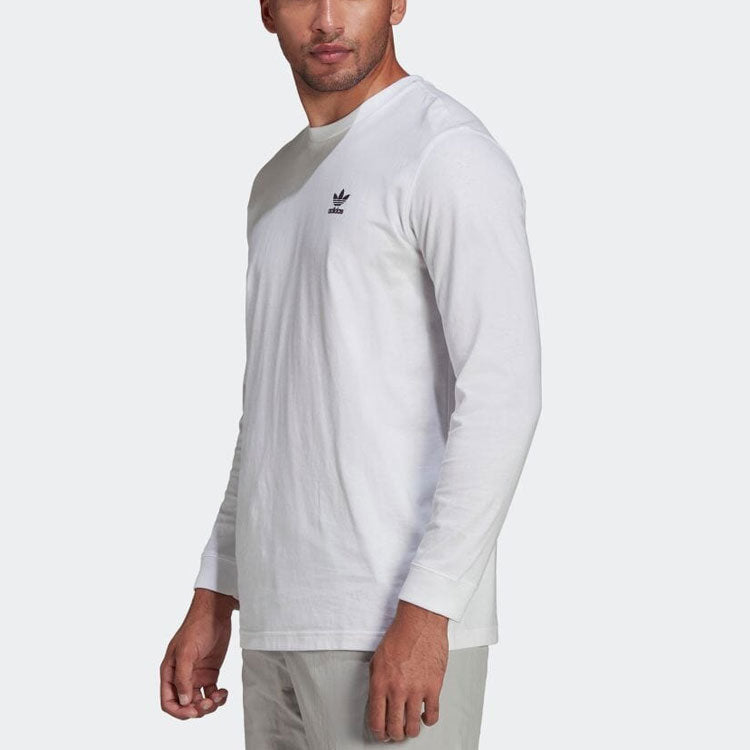 adidas originals Large Logo Printing Casual Long Sleeves White HC7111