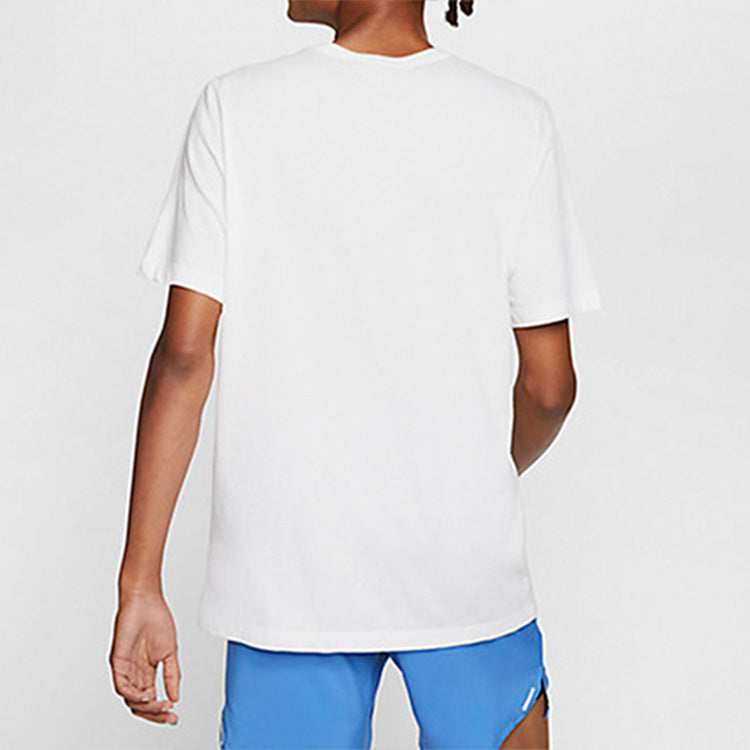 Nike Airathon Round Neck Short Sleeve White CW2854-100