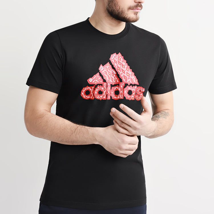 adidas Football Soccer/Football Sports Short Sleeve Black FJ4561