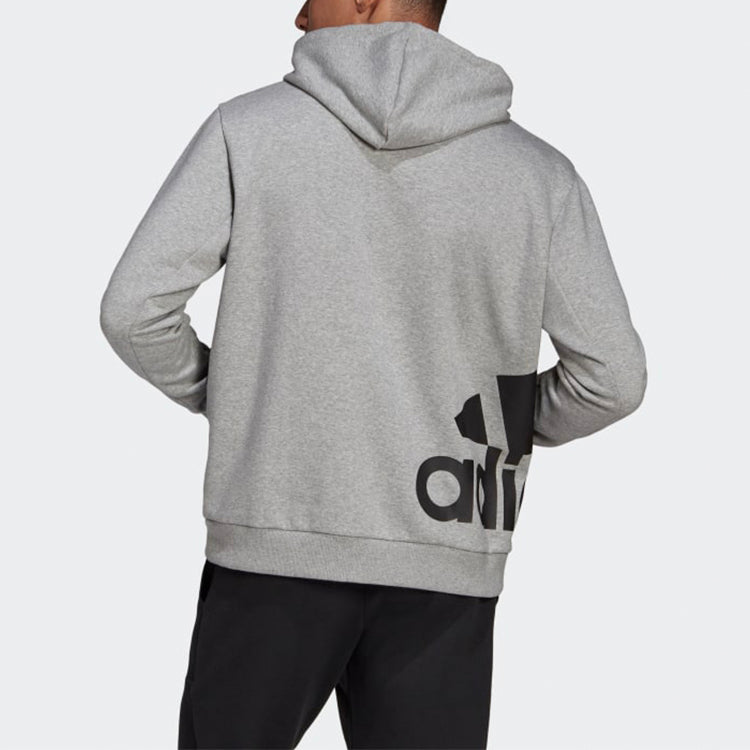 adidas Casual Training Sports Fleece Lined Gray GC7287