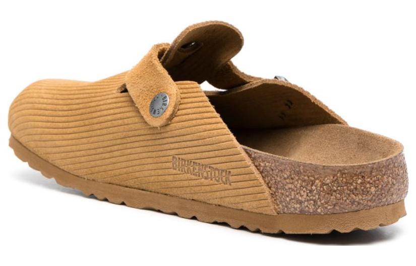 Birkenstock Boston Suede Embossed Narrow Fit 'Butterscotch Brown' 1025668
