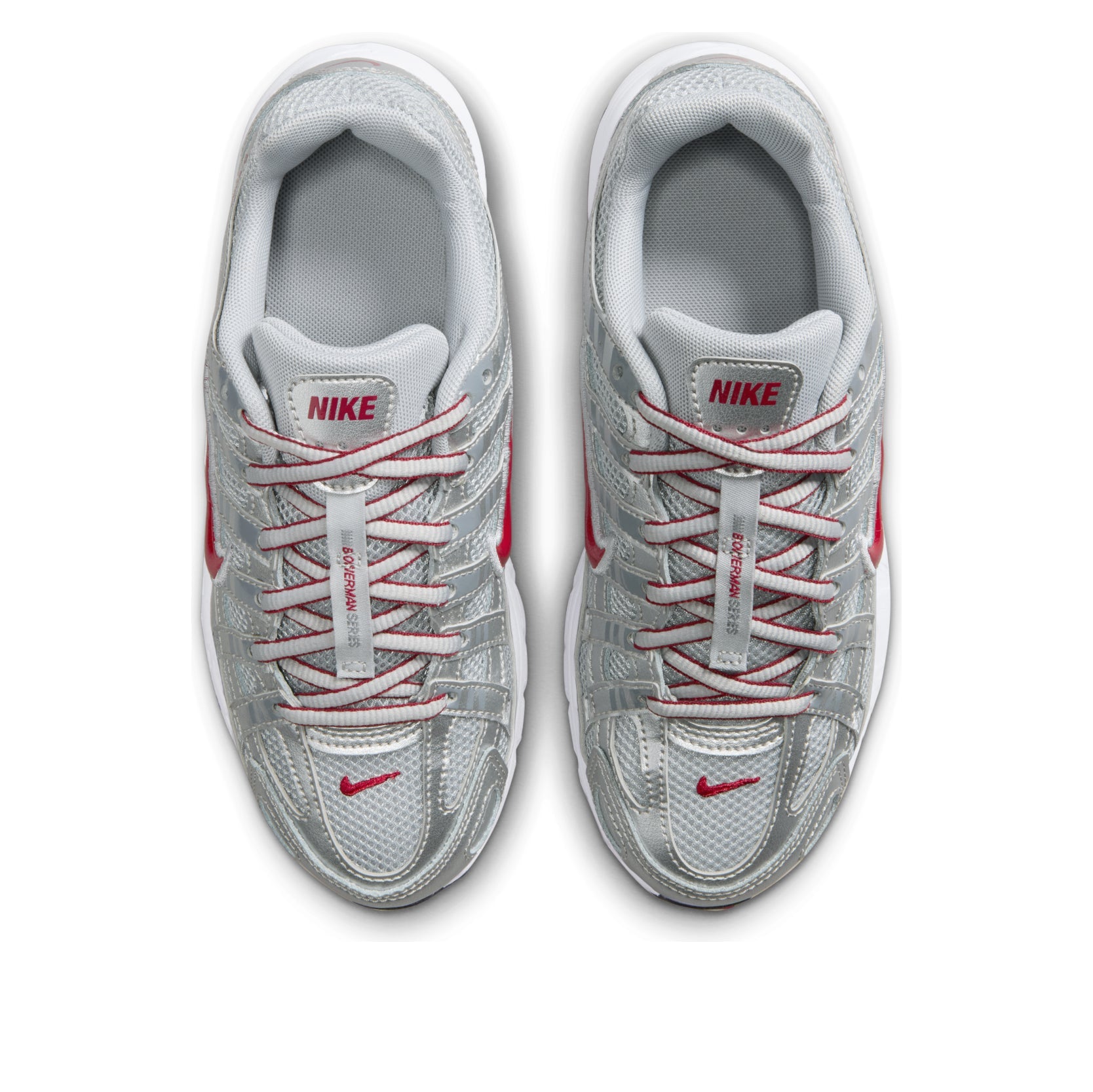 (GS) Nike P-6000 'Metalic Silver Cool Red' HV5064-002