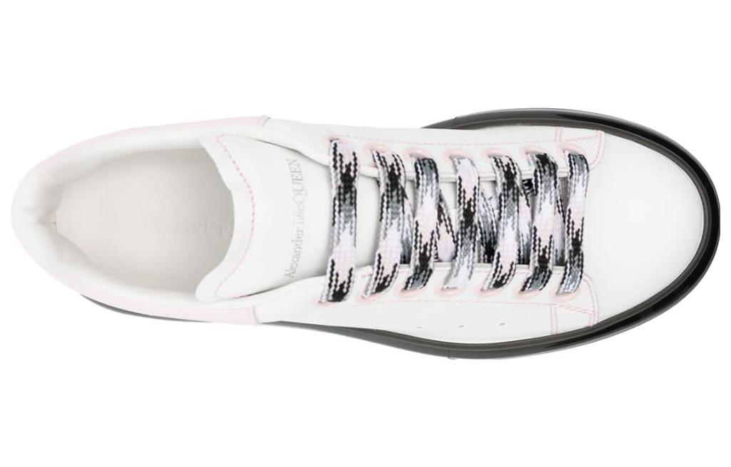 (WMNS) Alexander McQueen Larry Oversized Sneaker 'Clear Sole White Black' 718255WIE818845