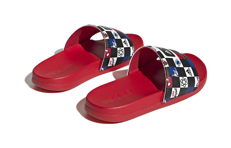 (GS) adidas Adilette Comfort Slide x Disney 'Spider-Man Checkerboard' HP7758