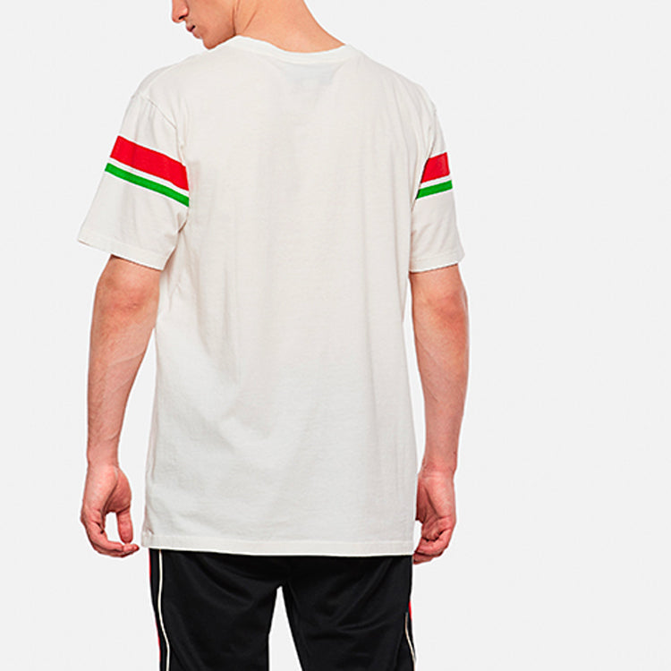 Gucci GG Stripe Printing Short Sleeve White 565806-XJBAR-9037