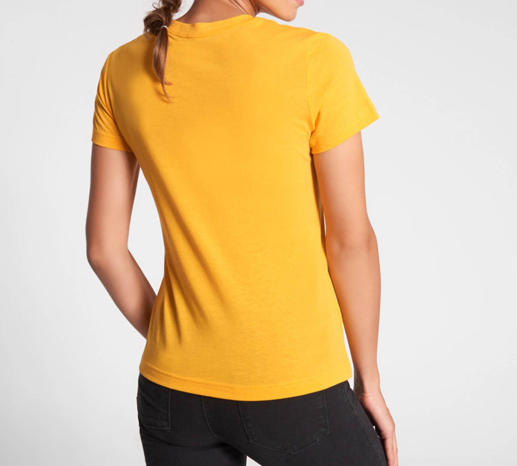 (WMNS) adidas Sports Round Neck Short Sleeve Yellow EB3794