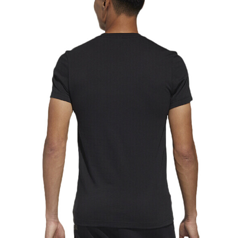 adidas Bj Scrawl Tee Casual Sports Round Neck Training Short Sleeve Couple Style Black GK4658