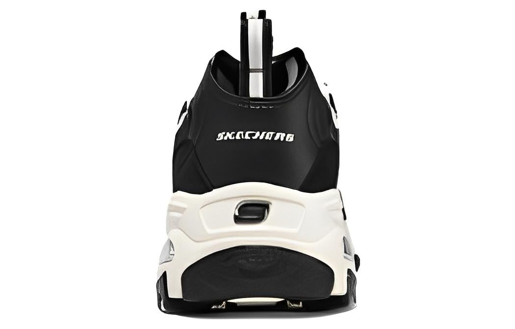 (WMNS) Skechers D'LITES 'White Black' 896189-BKW