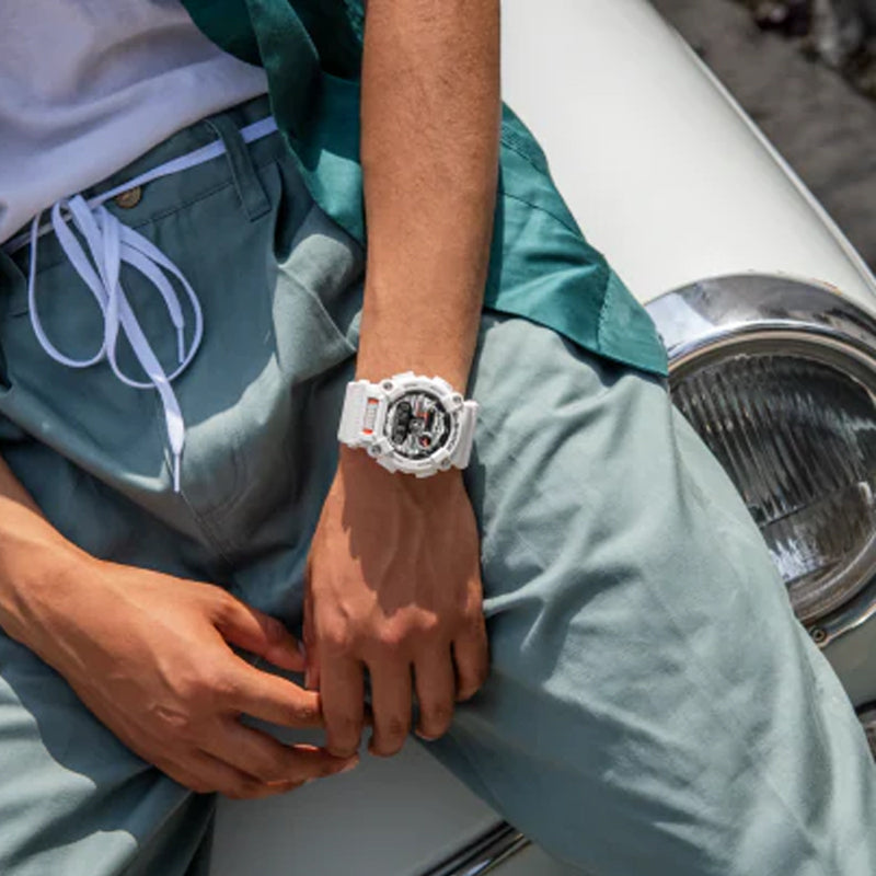 CASIO G-Shock Analog-Digital 'White' GA-900AS-7AJF